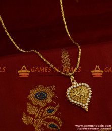 BGDR236 - Semi Precious First Quality Sparkling White Stone Dollar with Chain BGDR236 - Semi Precious First Quality Sparkling White Stone Dollar with Chain