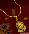 BGDR264 - Semi Precious AD Stone Dollar Light Weight Kerala Design Jewelry