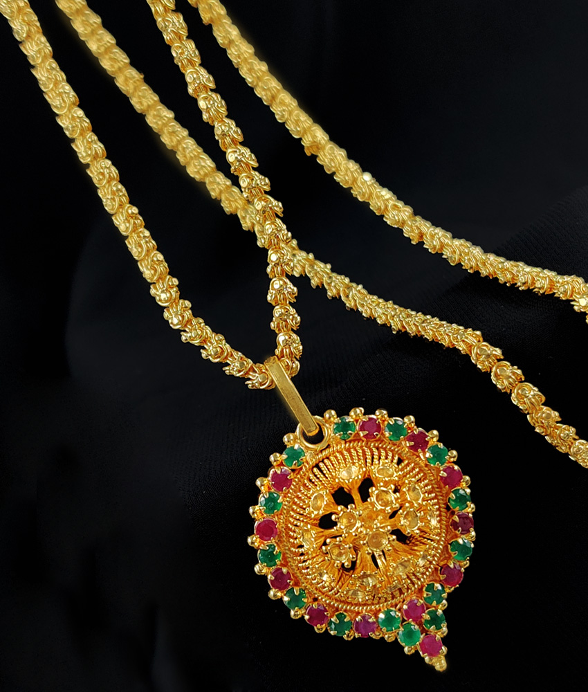 3D Flower Pattern Gold Plated Dollar Chain for Ladies and Girls BGDR270 3D Flower Pattern Gold Plated Dollar Chain for Ladies and Girls BGDR270