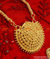 BGDR52 - Gold Plated Kerala Type Small Dollar With Trendy Design Chain