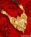 BGDR64 - Gold Plated Traditional Ennamel Dollar Mangalsutra Design Chain