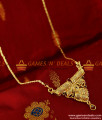 BGDR78 - Trendy Stone Dollar Gold Plated Imitation  Jewelry Wheat Chain Indian