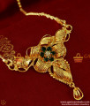 BGDR79 - Trendy Stone Dollar Gold Plated Imitation  Jewelry Wheat Chain Indian