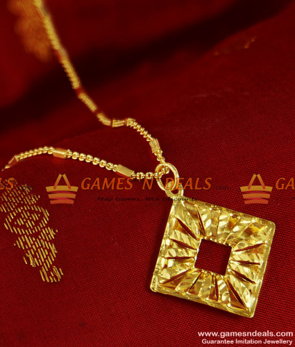 BGDR81 Trendy Teen Diamond Design Dollar Thin Light Weight Chain