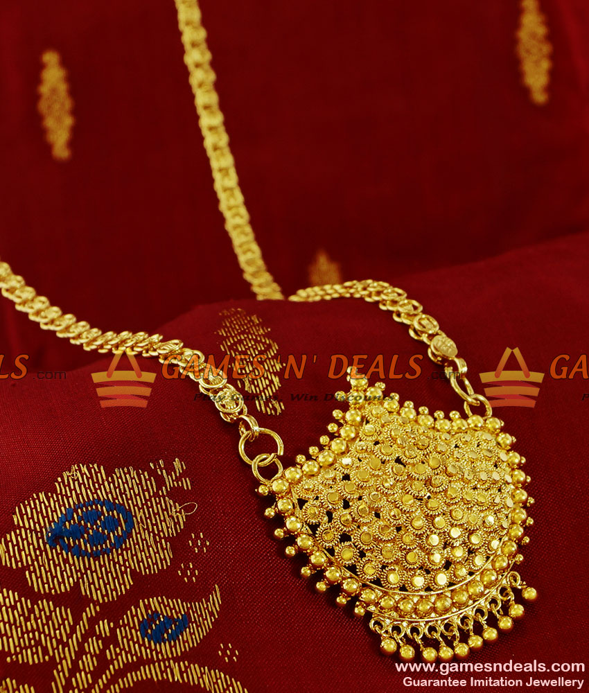 BGDR96 - Traditional South Indian Kerala Type Beaded Dollar Imitation Jewellery