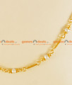 CCRY09 - Gold Plated Jewelry Thin Pearl Link Chain South Indian Design Online