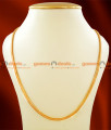 CDAS04-LG 30 inches Gold Plated Thirumangalyam Kodi Knitted Square Chain