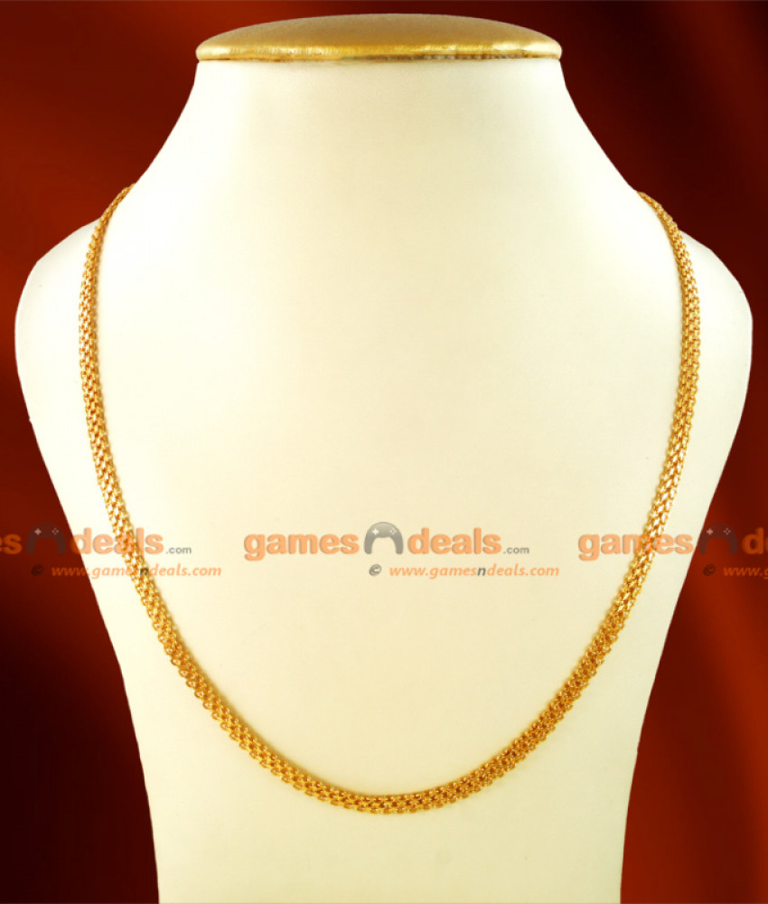 CGLM04 - 24ct Thick Gold Plated Jewely Delhi SP Net Chain Mens Model