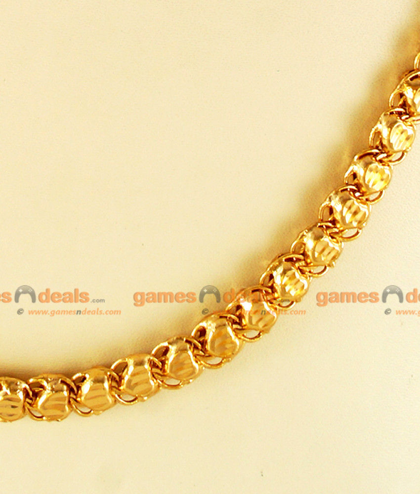 CHRT02 - Gold Plated Jewelry Heartin Design Thick Chain