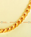 CHRT16-XLG - 36 inches Extra Long Sundari S Cut Design Chain Gold Plated Jewelry