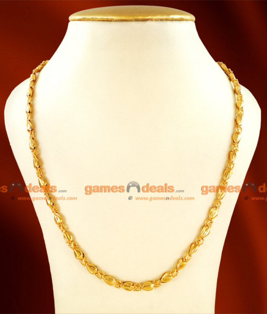 CHRT17 - Gold Plated Jewelry Kerala Valentine Heartin Unique and Rare Design Chain