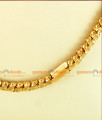 CJAY01 - Gold Plated Kumil Thick Box Design Chain (24 inches)