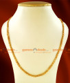 CKMN08 - Gold Plated Kerala Spring Design Thin Chain