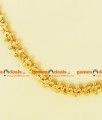 CKMN11-XLG - 36 inches Extra Long Gold Plated Beaded Petal Design Chain