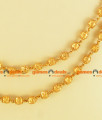 CKMN27 - Gold Plated Double Layer Rettavadam Design Guarantee Chain