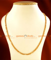 CKMN15-XLG - 36 inches Very Long Gold Plated Light Weight Spring Imitation Chain