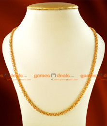 CKMN17-LG - 30 inches LongGold Plated Traditional Kerala Imitation Chain CKMN17-LG - 30 inches LongGold Plated Traditional Kerala Imitation Chain