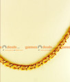 CKMN24 -LG-30inches Gold Plated Jewellery Traditional Gold Beaded Spring Petal Design Chain