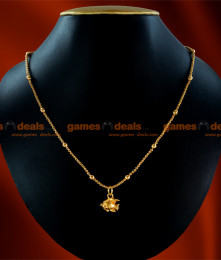 SMDR13 - 24ct Pure Gold Plated Short Chain with Fish Dollar SMDR13 - 24ct Pure Gold Plated Short Chain with Fish Dollar