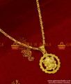 SMDR117 - Traditional Vinayagar Dollar Pendant Gold Plated Imitation Jewelry Online