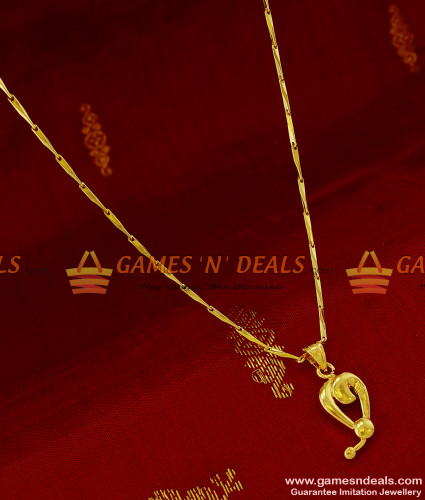 Fancy Short Chain with Dollar Gold 