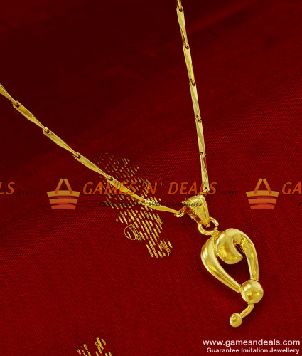 Fancy Short Chain with Dollar Gold 