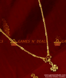 SMDR130 - College Girls Daily Wear Pendant Multicolor Zircon Stone Flower Design with Short Chain SMDR130 - College Girls Daily Wear Pendant Multicolor Zircon Stone Flower Design with Short Chain