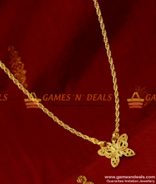 SMDR132 - Trendy Teen 3D Butterfly Fancy Pendant Design Short Chain Imitation Jewelry SMDR132 - Trendy Teen 3D Butterfly Fancy Pendant Design Short Chain Imitation Jewelry