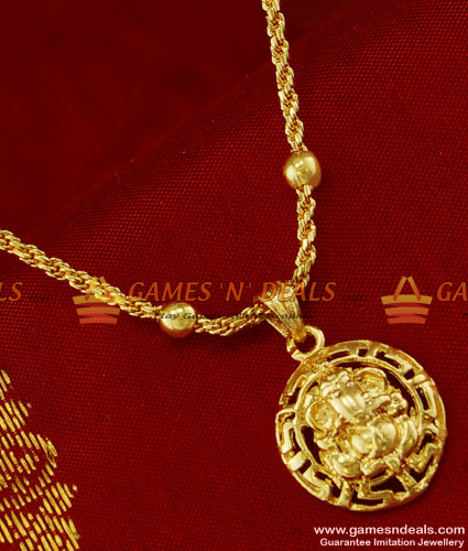 Traditional Vinayagar Dollar Pendant 