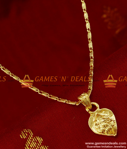 Traditional Vinayagar in Leaf Pendant 