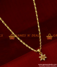 SMDR152 - Zircon Stone 3D Star Pendant Short Chain Imitation Jewelry