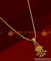 SMDR174 - Trendy Link Pendant Chain With Diamond Moon Shaped Dollar Imitation Jewellery