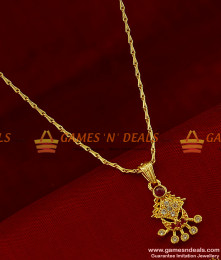 SMDR174 - Trendy Link Pendant Chain With Diamond Moon Shaped Dollar Imitation Jewellery SMDR174 - Trendy Link Pendant Chain With Diamond Moon Shaped Dollar Imitation Jewellery