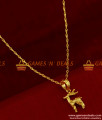 SMDR177 - Trendy Deer Shaped Dollar Short Pendant Chain Imitation Jewellery Online