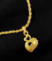 Double Heart Valentine Special Pendant for Girls SMDR194