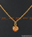 SMDR20 - 24ct Pure Gold Plated Flower Pendant with Short Chain 