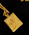 College Wear Daily Use Gold Tone Flower Pendant for Girls SMDR203