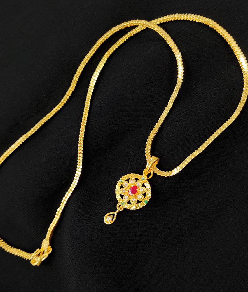 College and Office Use Simple Stone Pendant for Girls SMDR207 College and Office Use Simple Stone Pendant for Girls SMDR207