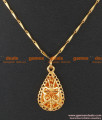 SMDR28 - Gold Plated Lovely Teens Fancy Pendant Design Short Chain 