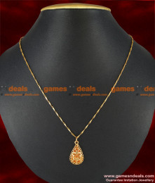 SMDR28 - Gold Plated Lovely Teens Fancy Pendant Design Short Chain  SMDR28 - Gold Plated Lovely Teens Fancy Pendant Design Short Chain