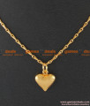 SMDR30 - Gold Plated Jewellery Teens Cute Heartin Pendant Design Short Chain