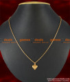 SMDR30 - Gold Plated Jewellery Teens Cute Heartin Pendant Design Short Chain