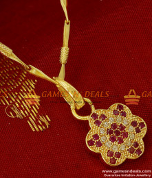 SMDR43 - Small Multicolor Zircon Stone Flower Pendant Imitation Short Chain SMDR43 - Small Multicolor Zircon Stone Flower Pendant Imitation Short Chain