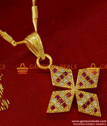 SMDR44 - Teen Pendant Multicolor Zircon Stone Star Design Imitation Short Chain SMDR44 - Teen Pendant Multicolor Zircon Stone Star Design Imitation Short Chain