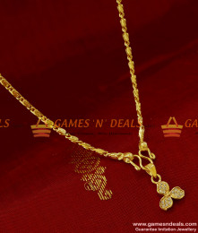 SMDR50 - Small White Zircon Stone Flower Pendant with Imitation Short Chain SMDR50 - Small White Zircon Stone Flower Pendant with Imitation Short Chain