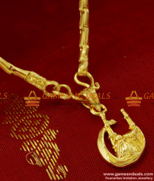 SMDR60 - Short Chain with Mecca Medina Pendant South Indian Fashion Jewelry SMDR60 - Short Chain with Mecca Medina Pendant South Indian Fashion Jewelry