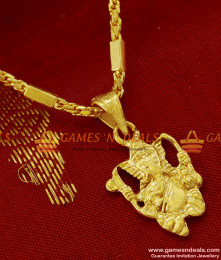 SMDR62 - Short Chain with Vinayagar Pendant South Indian Fashion Jewelry SMDR62 - Short Chain with Vinayagar Pendant South Indian Fashion Jewelry