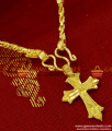 SMDR65 - Short Chain Cross Pendant South Indian Fashion Jewelry