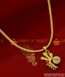 SMDR69 - Short Chain Flying Fairy Pendant South Indian Fashion Jewelry SMDR69 - Short Chain Flying Fairy Pendant South Indian Fashion Jewelry