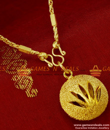 SMDR71 - Short Chain 3D Flower Art Pendant South Indian Fashion Jewelry SMDR71 - Short Chain 3D Flower Art Pendant South Indian Fashion Jewelry